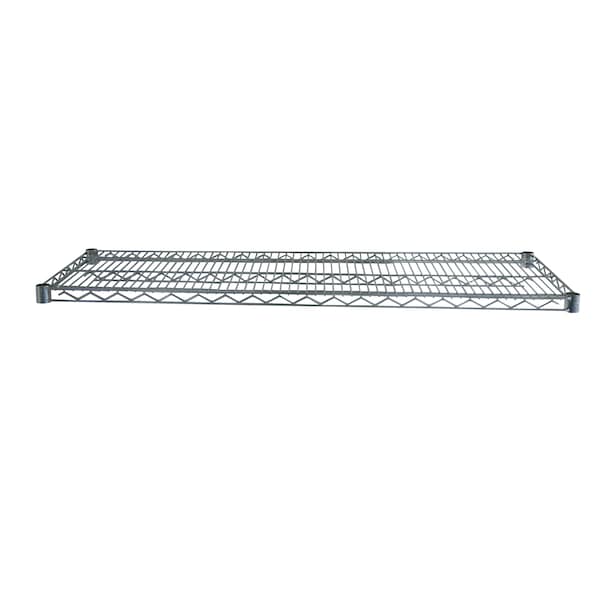 Technibilt Shelving Systems Wire Shelf, Chrome, 24x60 2460CH Zoro